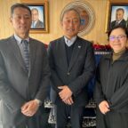 Permalink to 目黒区立大鳥中学校の校長先生と副校長先生がご来館